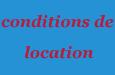 conditions de location